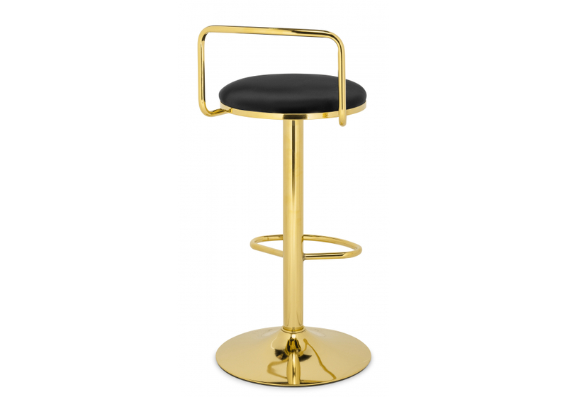 Барный стул, Lusia black / gold