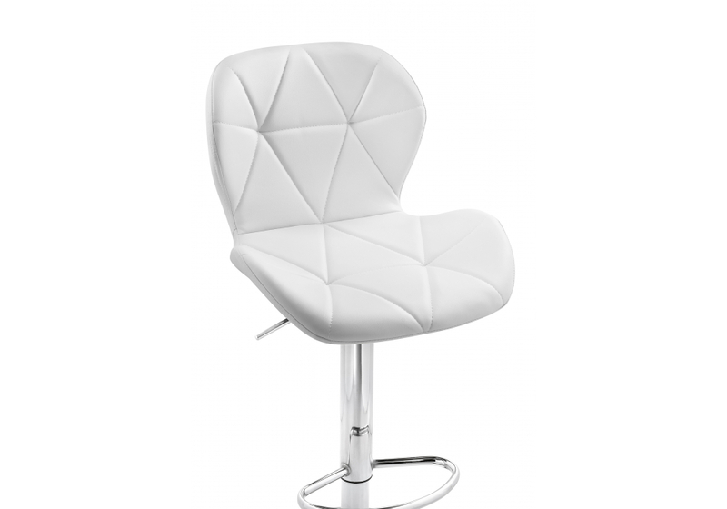Барный стул, Trio white / chrome