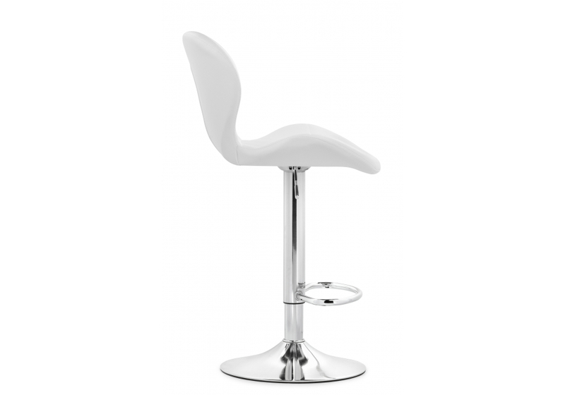 Барный стул, Trio white / chrome