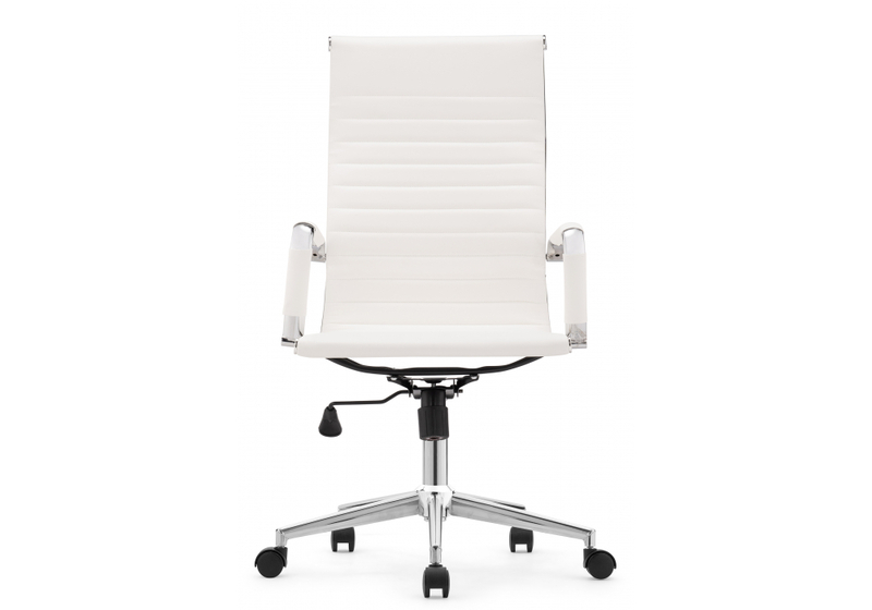 Компьютерное кресло, Reus pu white / chrome