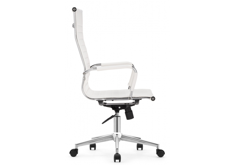 Компьютерное кресло, Reus pu white / chrome