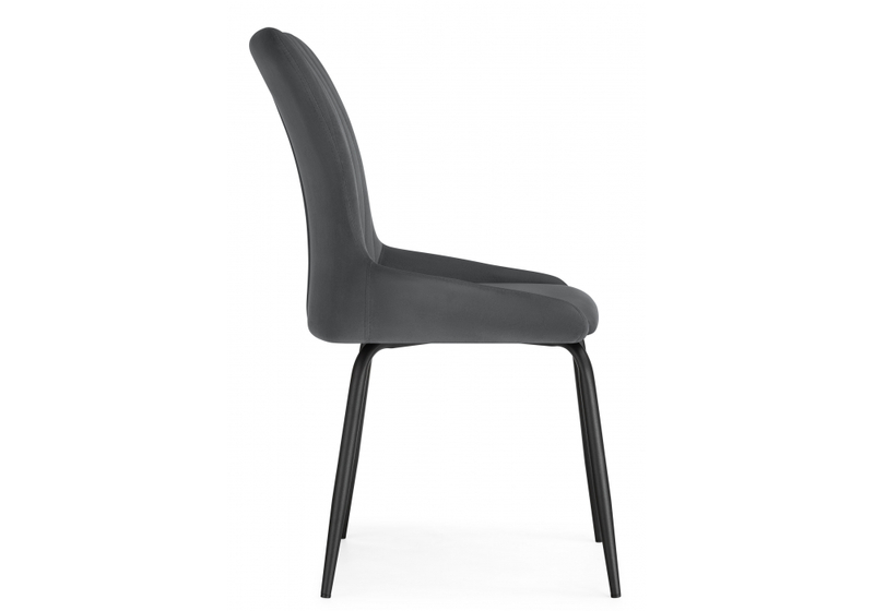 Стул на металлокаркасе, Lado gray / black