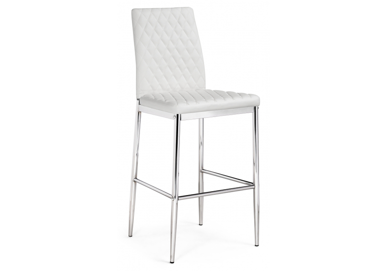 Барный стул, Teon white / chrome