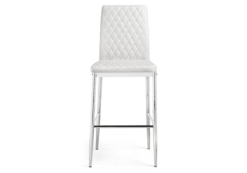 Барный стул, Teon white / chrome
