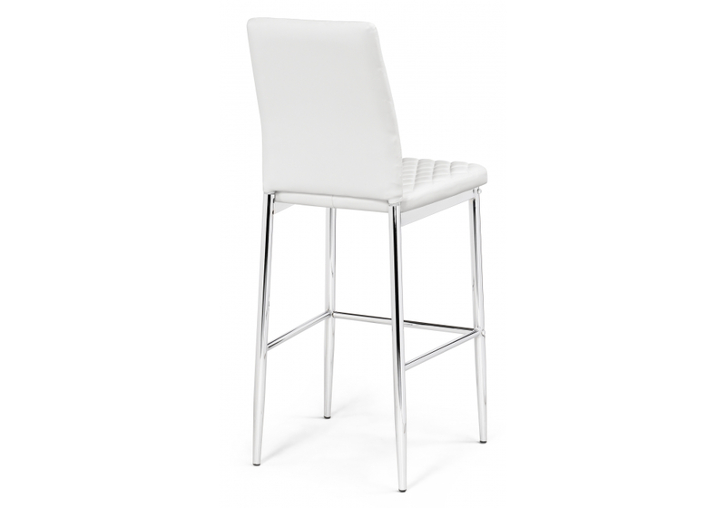Барный стул, Teon white / chrome