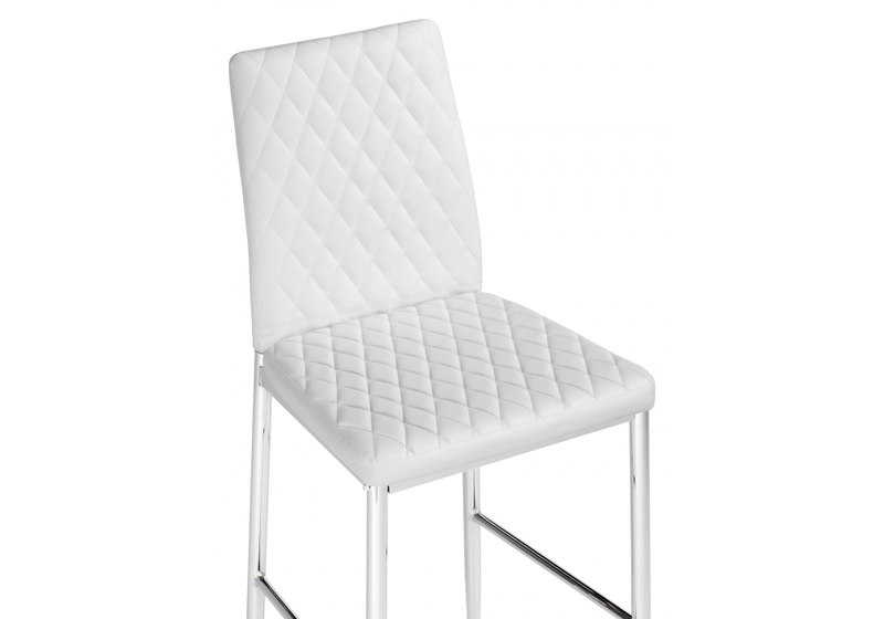 Барный стул, Teon white / chrome