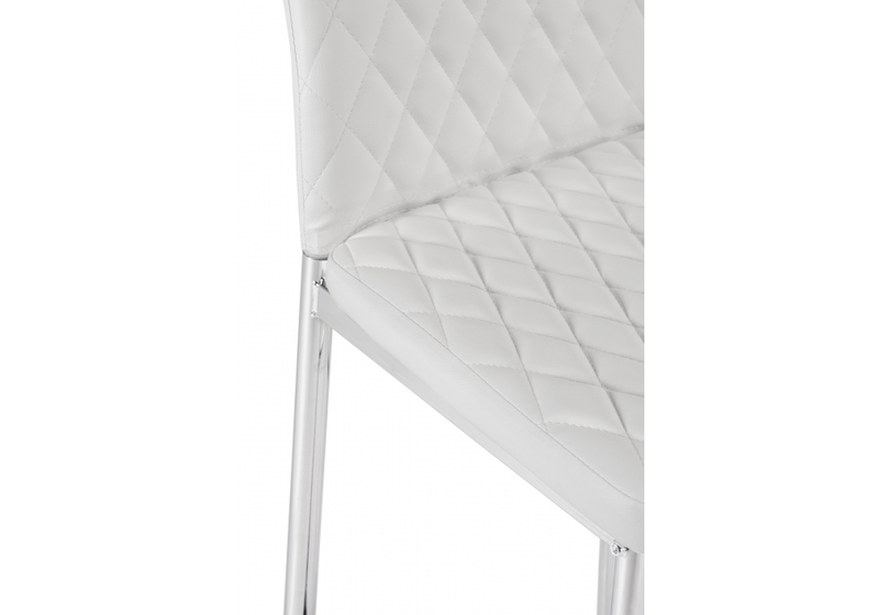Барный стул, Teon white / chrome