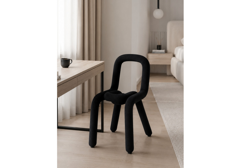 Стул на металлокаркасе, Garden black