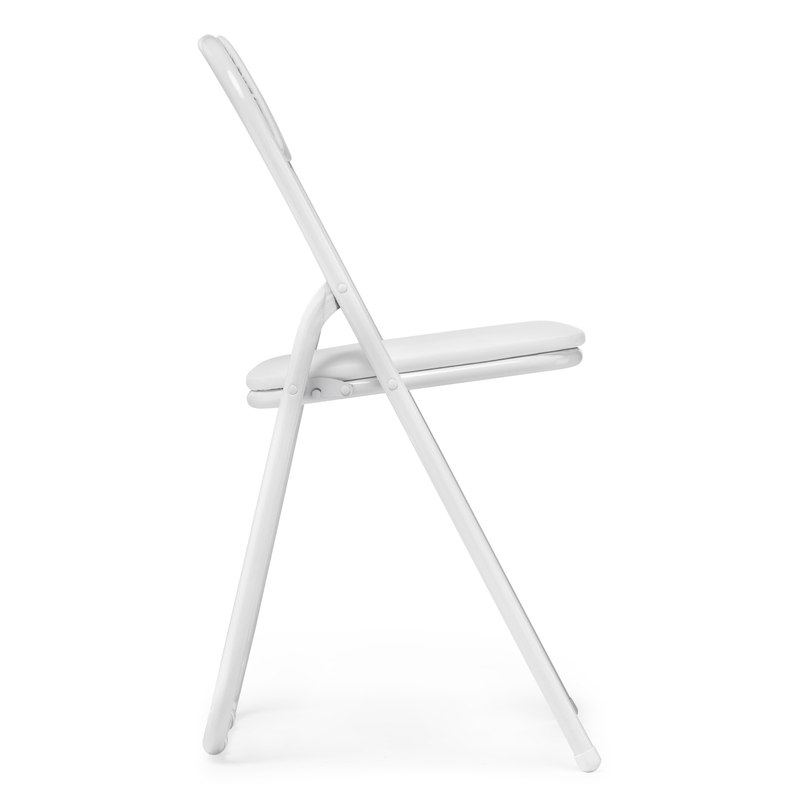 Стул на металлокаркасе, Fold 1 складной white / white
