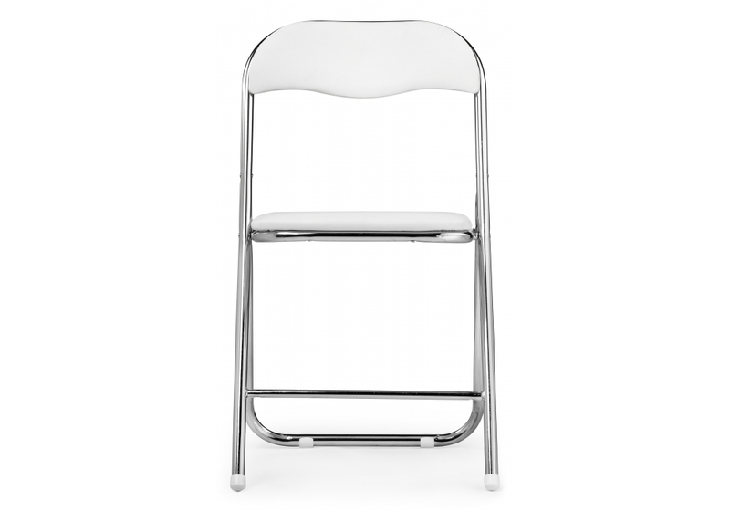 Стул на металлокаркасе, Fold 1 складной white / chrome