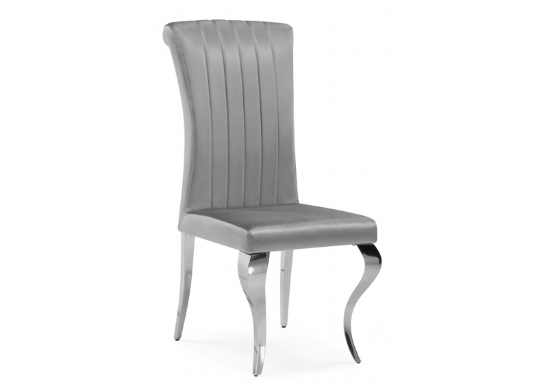 Стул на металлокаркасе, Lund dark grey / steel