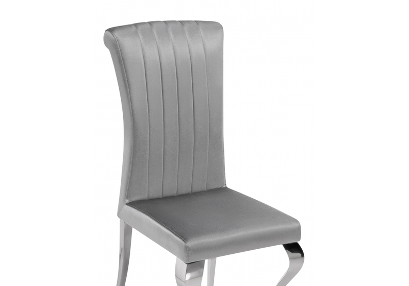 Стул на металлокаркасе, Lund dark grey / steel