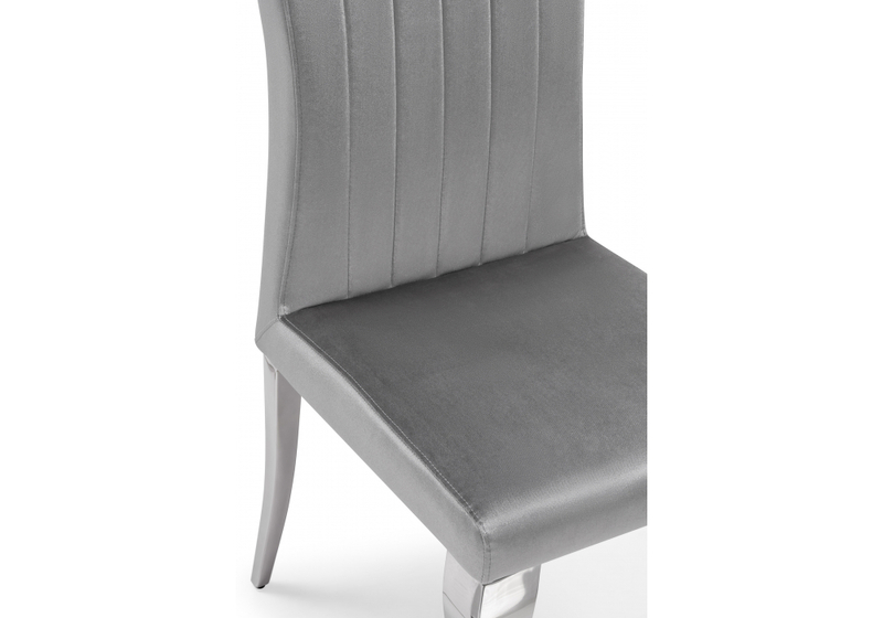 Стул на металлокаркасе, Lund dark grey / steel