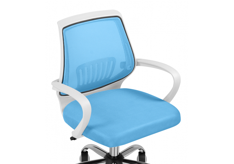 Компьютерное кресло, Ergoplus blue / white