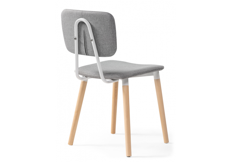 Стул деревянный, Klint gray / wood