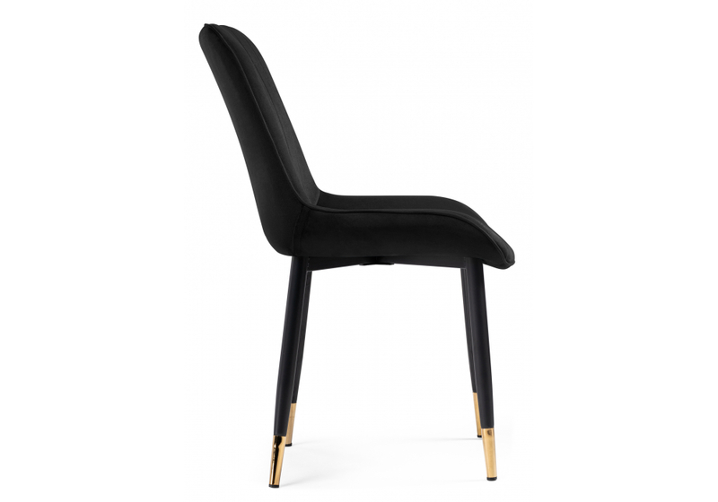 Стул на металлокаркасе, Seda-1 black / gold / black