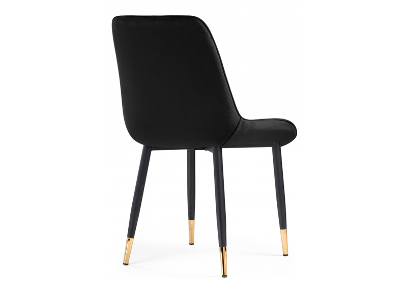 Стул на металлокаркасе, Seda-1 black / gold / black