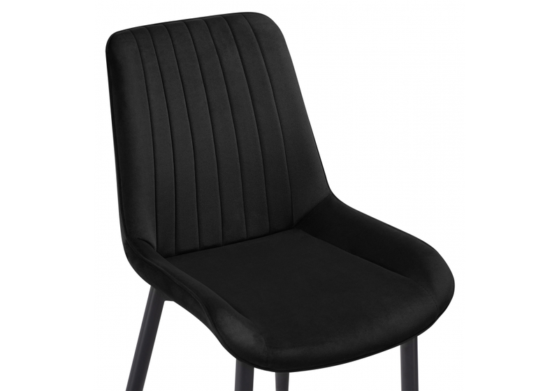 Стул на металлокаркасе, Seda-1 black / gold / black