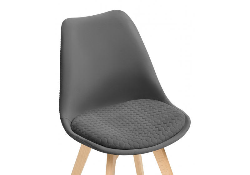 Стул деревянный, Bonuss dark gray / wood