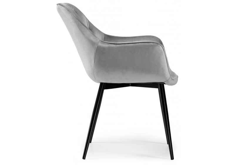 Стул на металлокаркасе, Remo light gray
