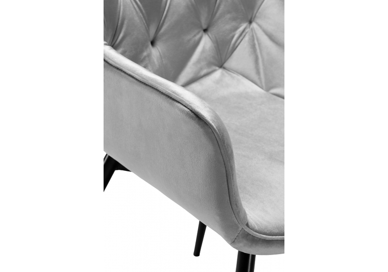 Стул на металлокаркасе, Remo light gray