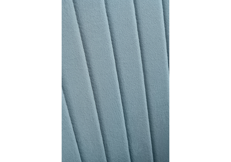 Стул на металлокаркасе, Kora light blue / black