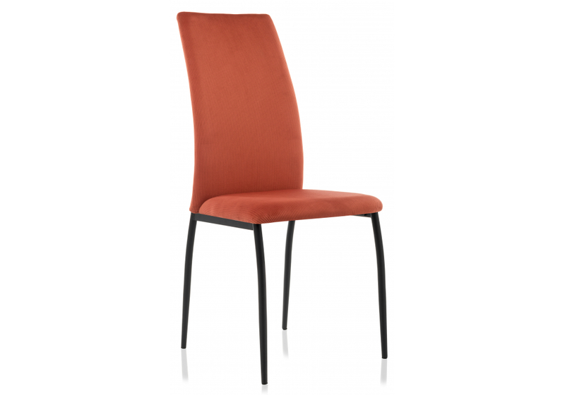 Стул на металлокаркасе, Tod red / black