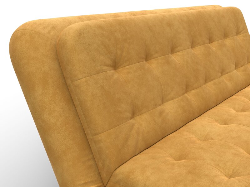 Диван-книжка Лига-123, Велюр, BRUT 10 желтый