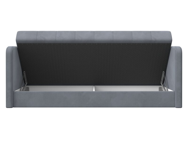 Диван-тахта Лига-152 НПБ, Велюр, SEVEN 17 серый