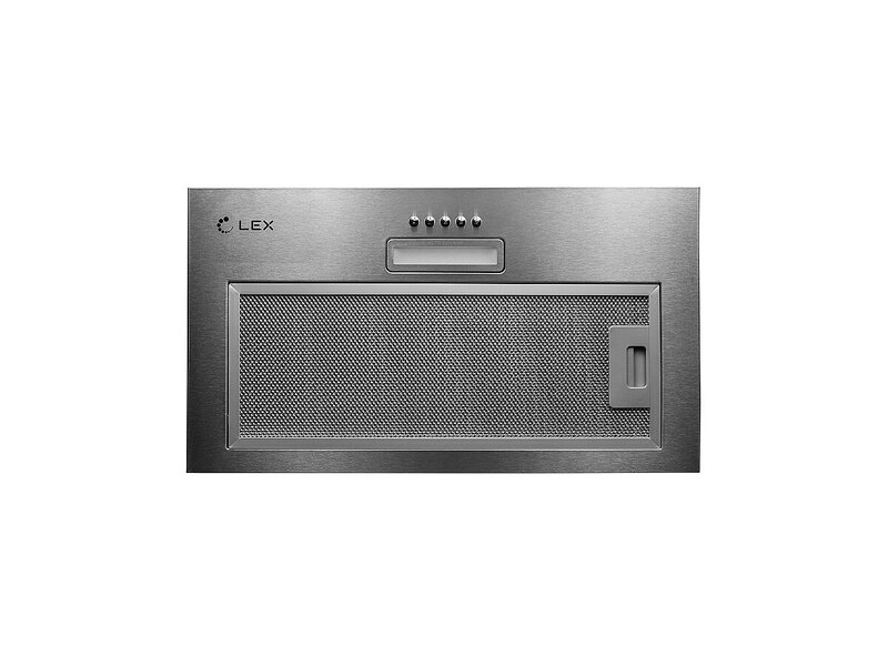 Встраиваемая вытяжка GS BLOC LIGHT 600, Нержавеющая сталь