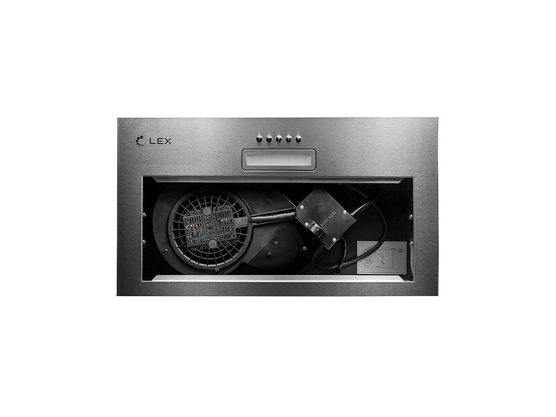 Встраиваемая вытяжка GS BLOC LIGHT 600, Нержавеющая сталь