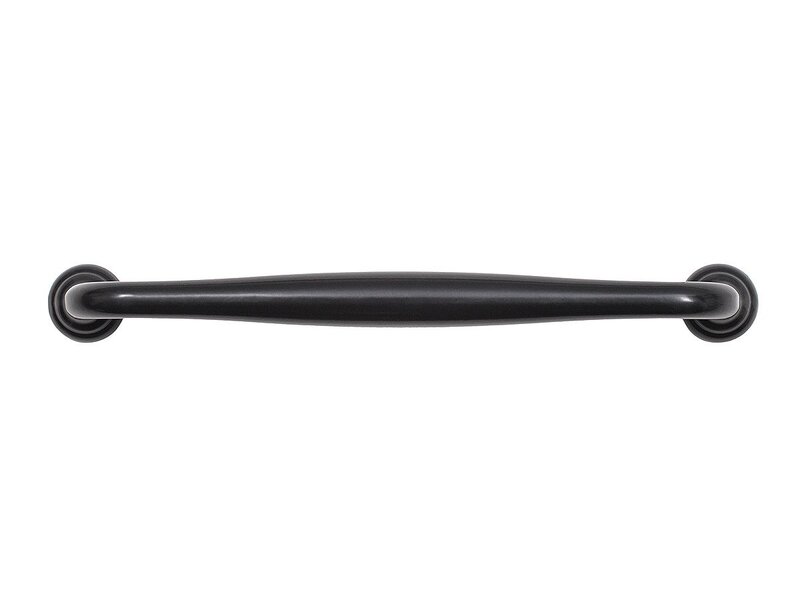 Ручка скоба мебельная URSULA RS433BL.4, BL Матовый черный