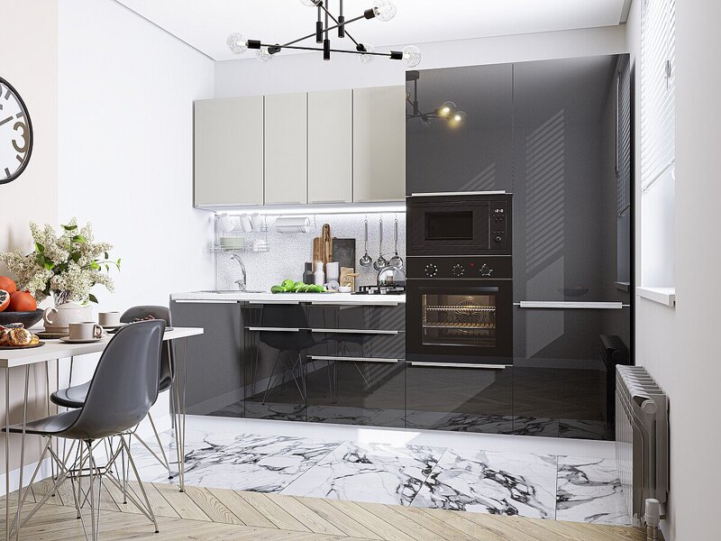 Фьюжн-07, Silky Light Grey/Anthracite