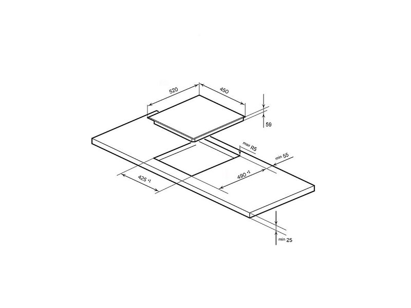 Индукционная варочная поверхность EVI 430A WH, Белый