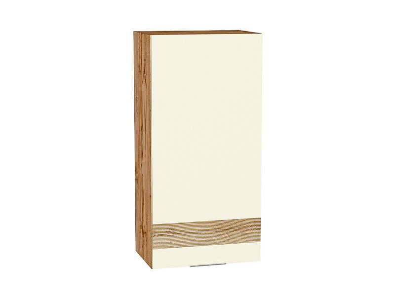 Шкаф верхний с 1-ой дверцей Терра DL, Ваниль Софт