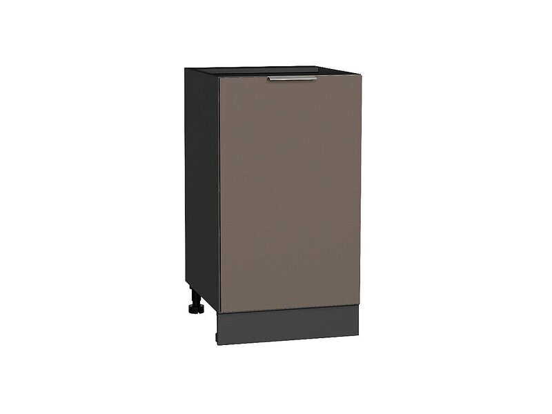 Шкаф нижний с 1-ой дверцей Терра, Смоки Софт