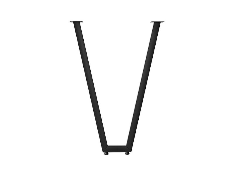 Подстолье Лофт V-образное регулируемое, Черный муар