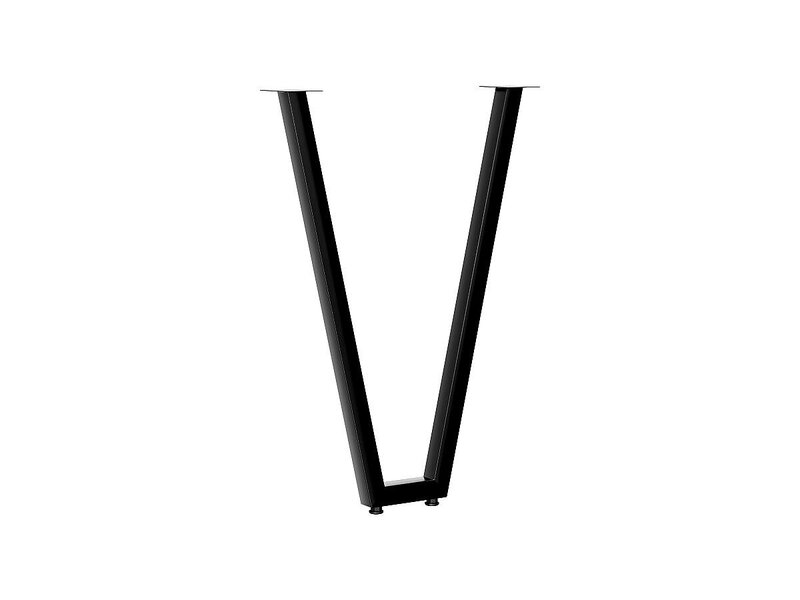 Подстолье Лофт V-образное регулируемое, Черный муар