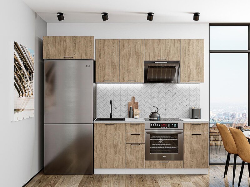 Флэт-01, Natural Casella Oak 2S