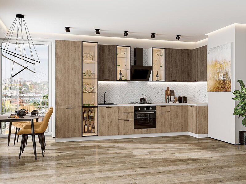 Флэт-05, Brown Casella Oak 2S/Natural Casella Oak 2S
