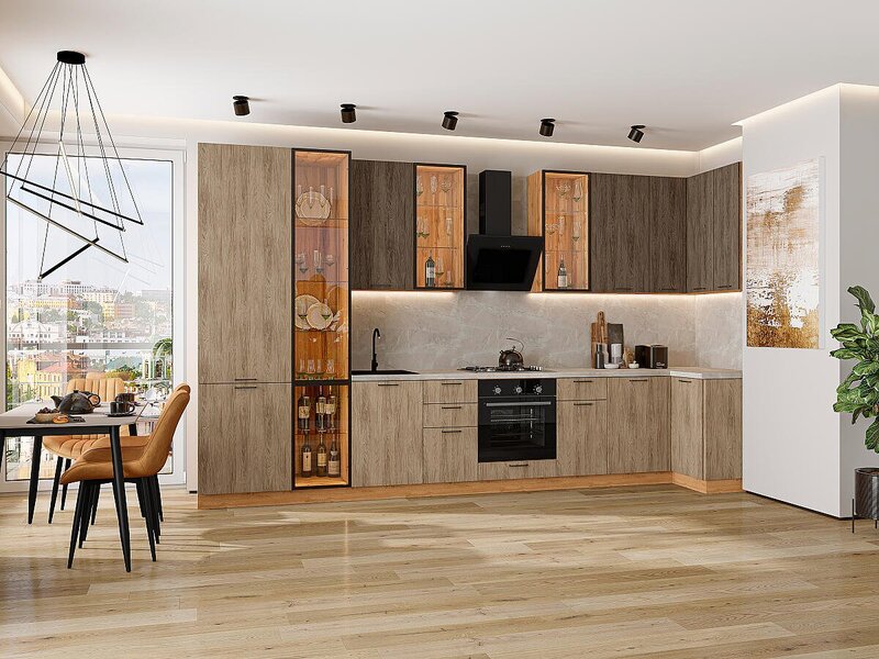 Флэт-05, Brown Casella Oak 2S/Natural Casella Oak 2S