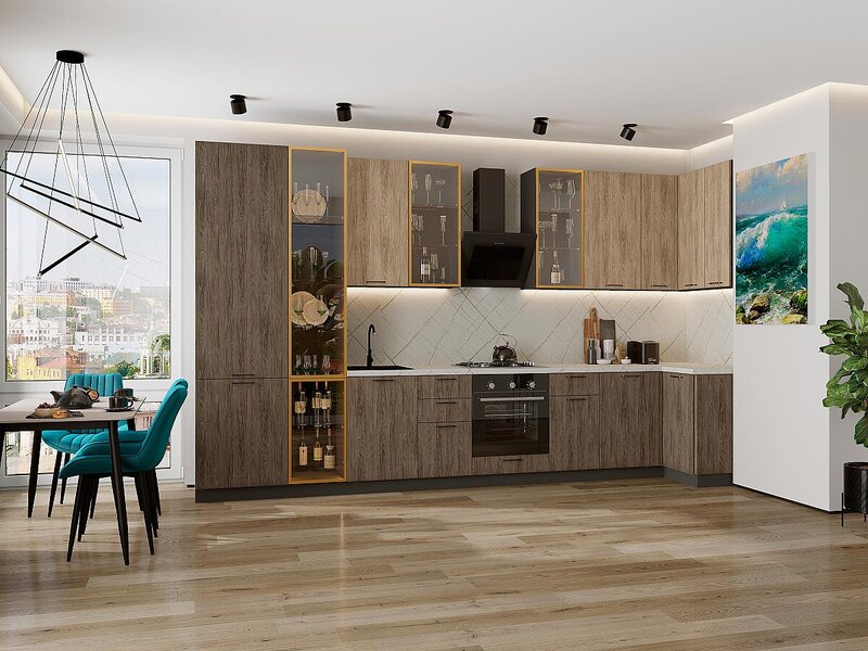 Флэт-05, Natural Casella Oak 2S/Brown Casella Oak 2S