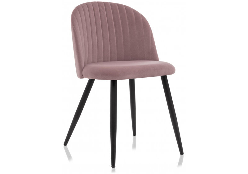 Стул на металлокаркасе, Gabi 1 light purple / black