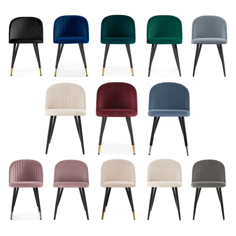 Стул на металлокаркасе, Gabi 1 light purple / black