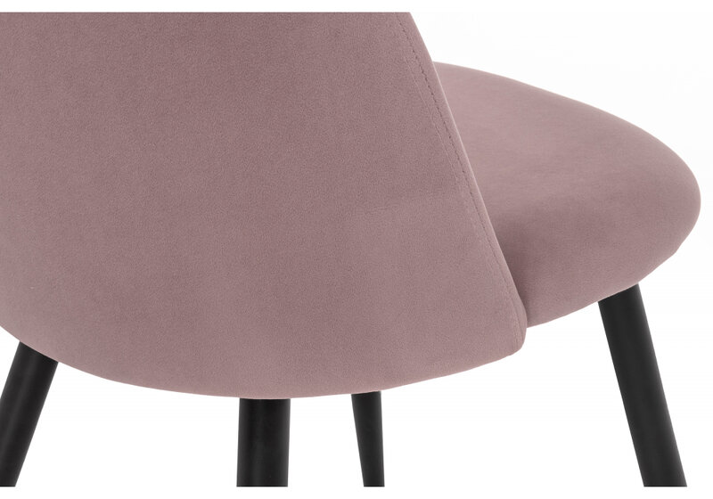 Стул на металлокаркасе, Gabi 1 light purple / black