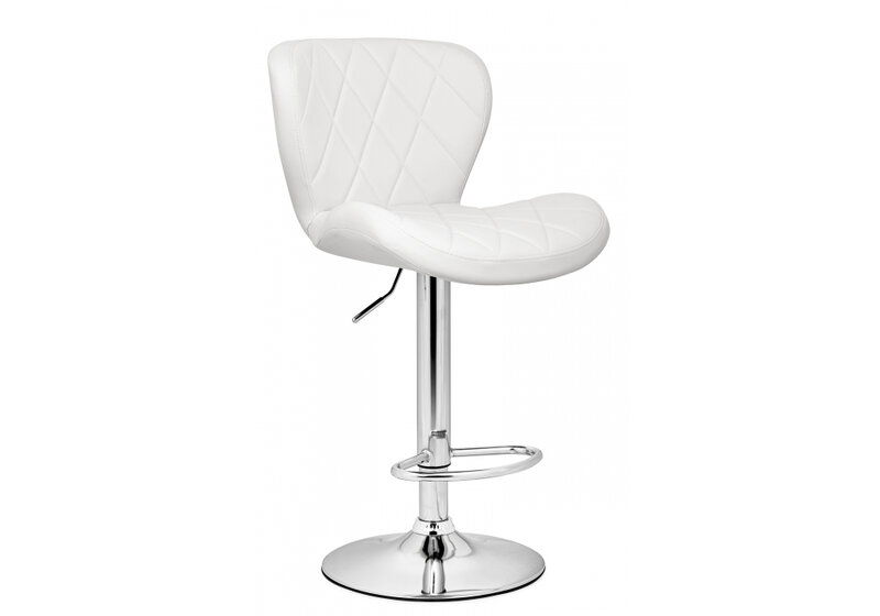 Барный стул, Porch white / chrome