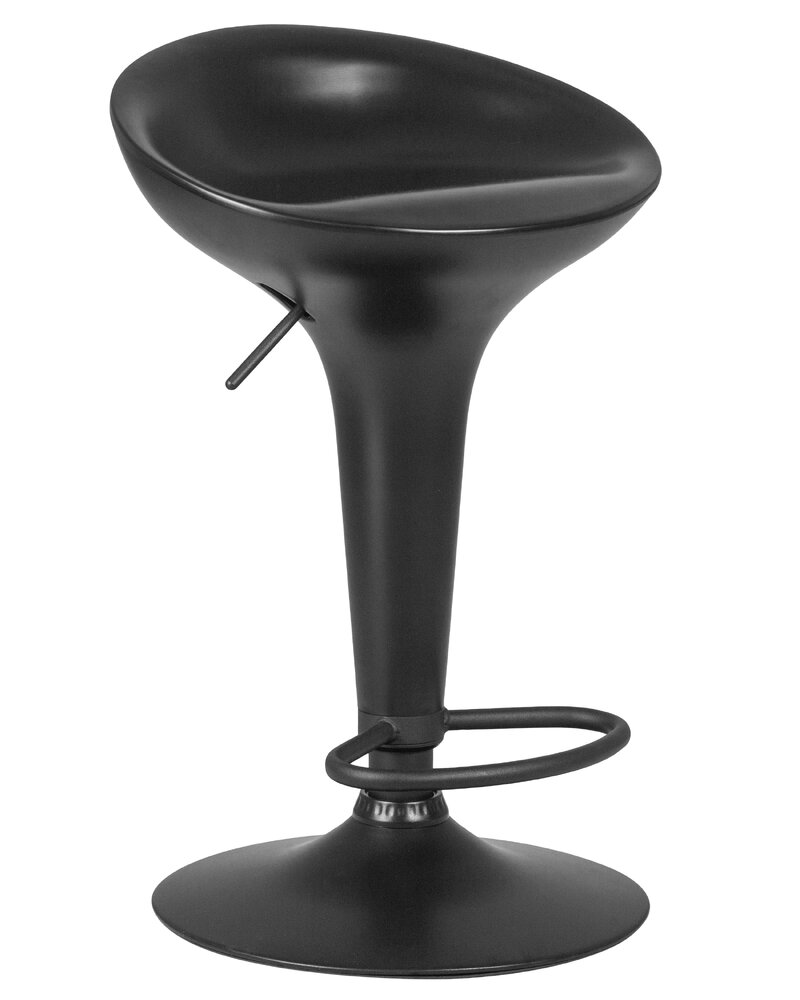 Стул барный DOBRIN BOMBA BLACK, чёрный
